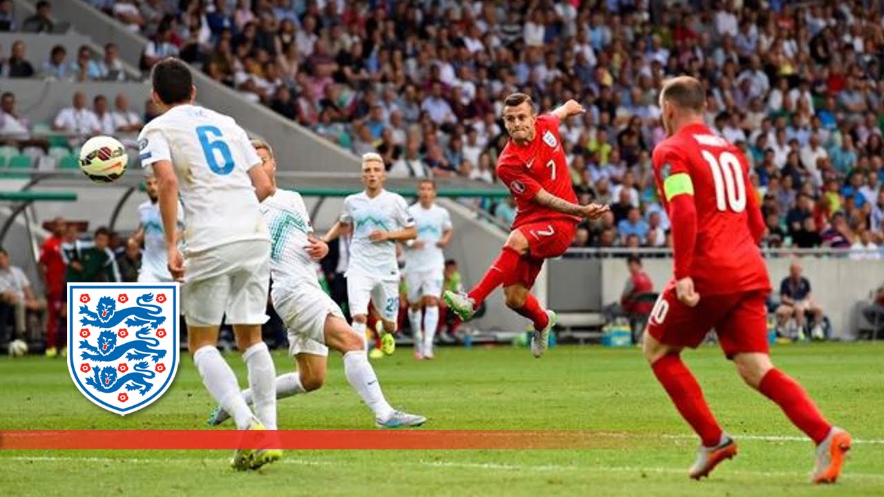 Wilshere's stunning 2nd goal - Slovenia 2-3 England | Goals & Highlights