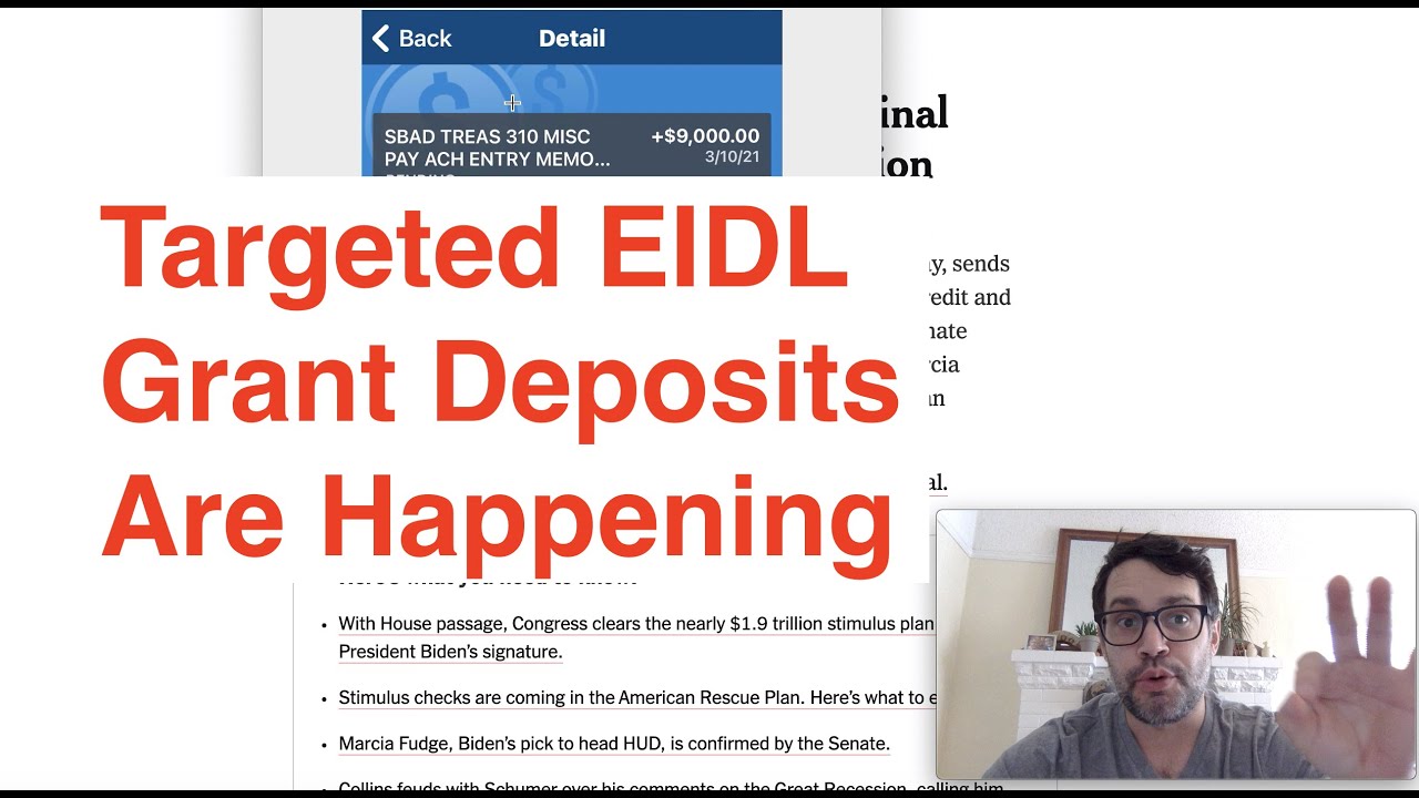 Targeted EIDL Deposits Are Being Made & Stimulus Package Passes House