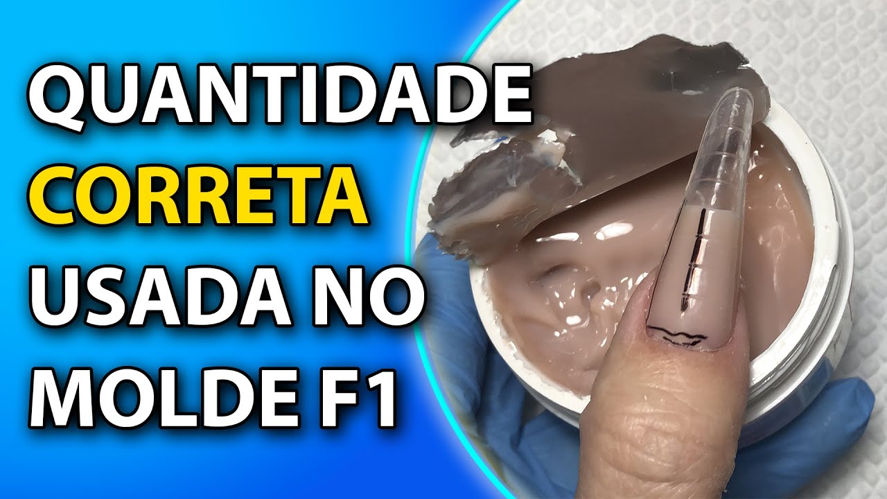 Qual a quantidade certa de gel para Molde F1/ Iniciante