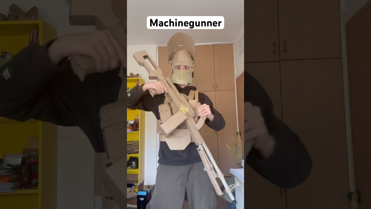 Снаряжение пулеметчика #картонноеружье #военнаяистория #военные #поддельноеружье #страйкбол #mils...