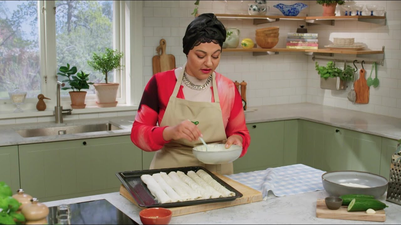 Börek med färs och spenat - Köket