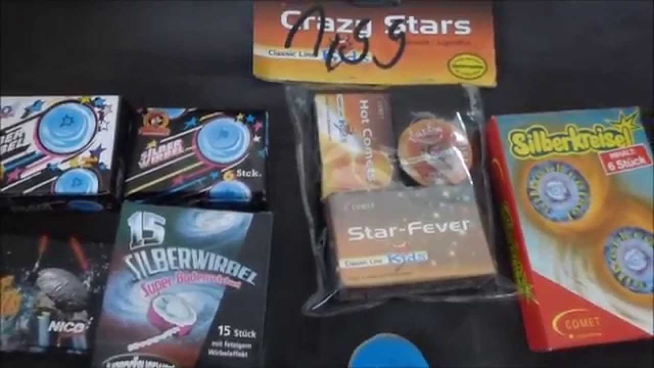 Feuerwerk Klasse 1: Silberwirbel Test