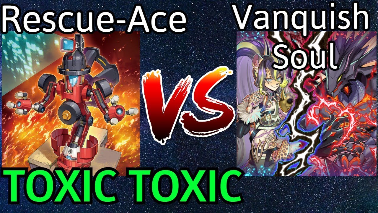 Rescue-Ace против Vanquish Soul - ТОКСИЧНЫЙ ЧИТАТЕЛЬ???? Yu-Gi-Oh!