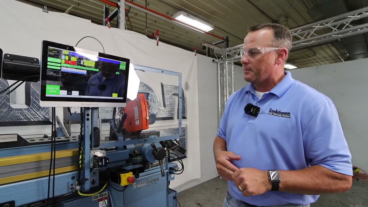 Scotchman CPO 350 AutoLoader in Action – Cutting Strut with Ease!