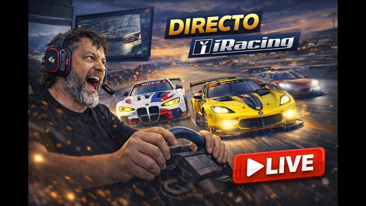 Nueva semana en iRacing 🎮🏁 Volvemos a pista con ganas y objetivo claro: 1000 seguidores