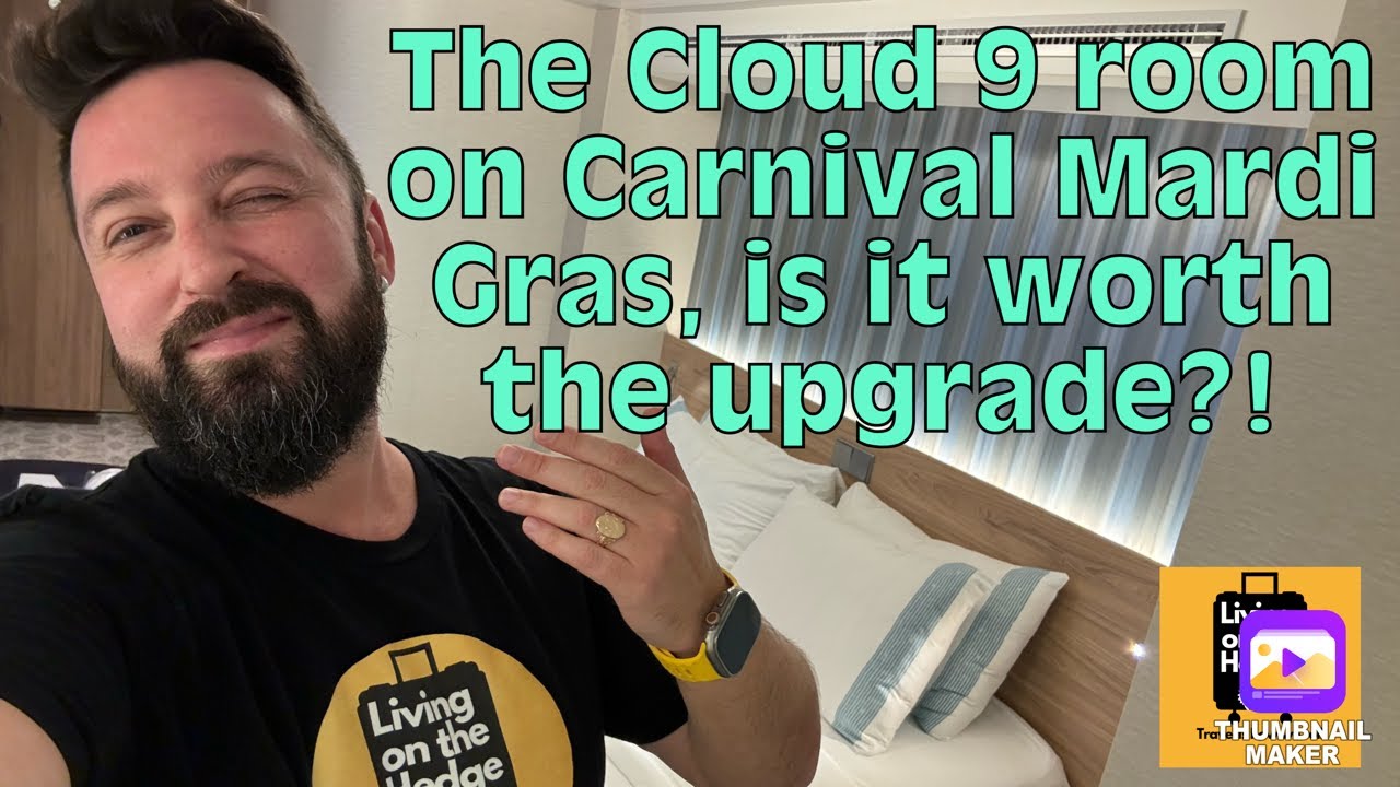 Карнавал Марди Гра, Cloud 9, интерьер, комната 17212 #carnivalcruise #cloud9 #roomtour
