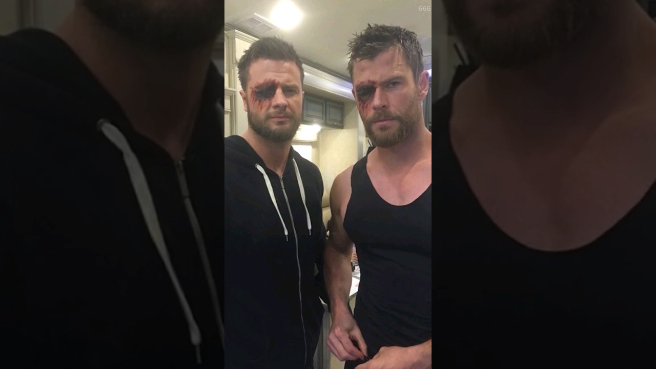 Hollywood actors and their stunt doubles...