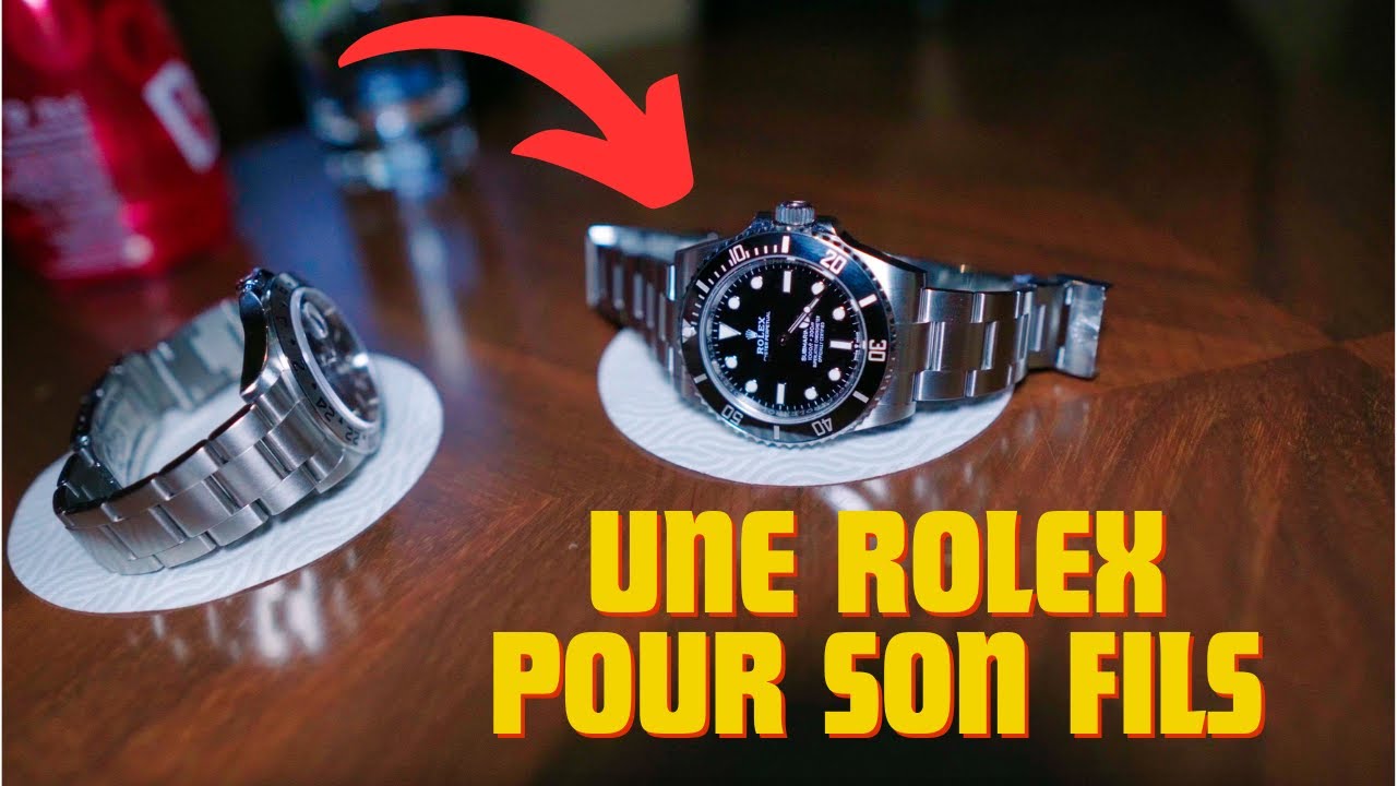 Il achète la derniere Rolex Submariner 124060 pour un jour la transmettre à son fils