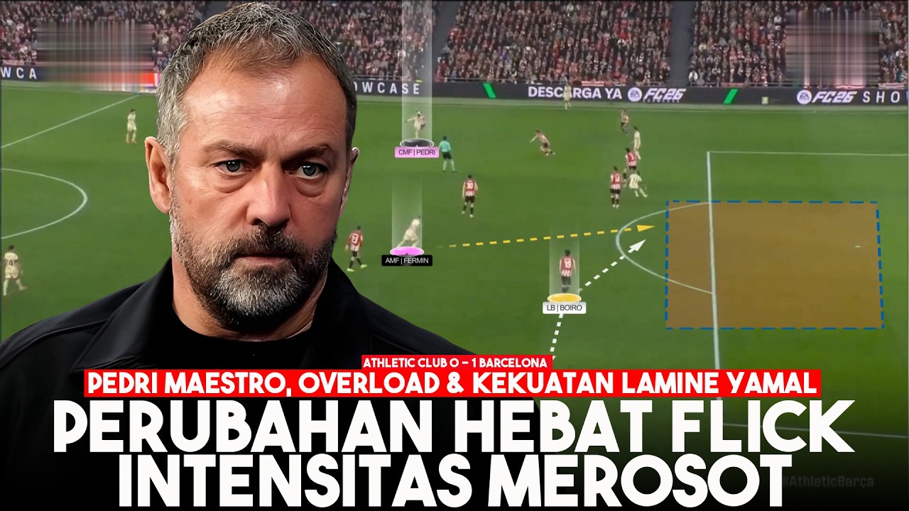 Perubahan Maut Hansi Flick, Pedri Ajaib & Permainan Merosot | Athletic Bilbao 0 - 1 Barcelona