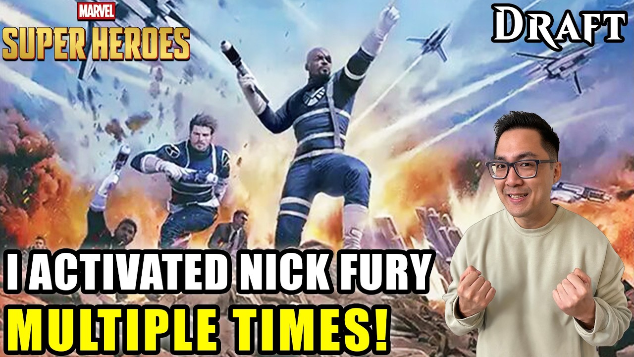 I Activated Nick Fury Multiple Times! | Marvel Super Heroes Draft | Contender Draft | MTG Arena
