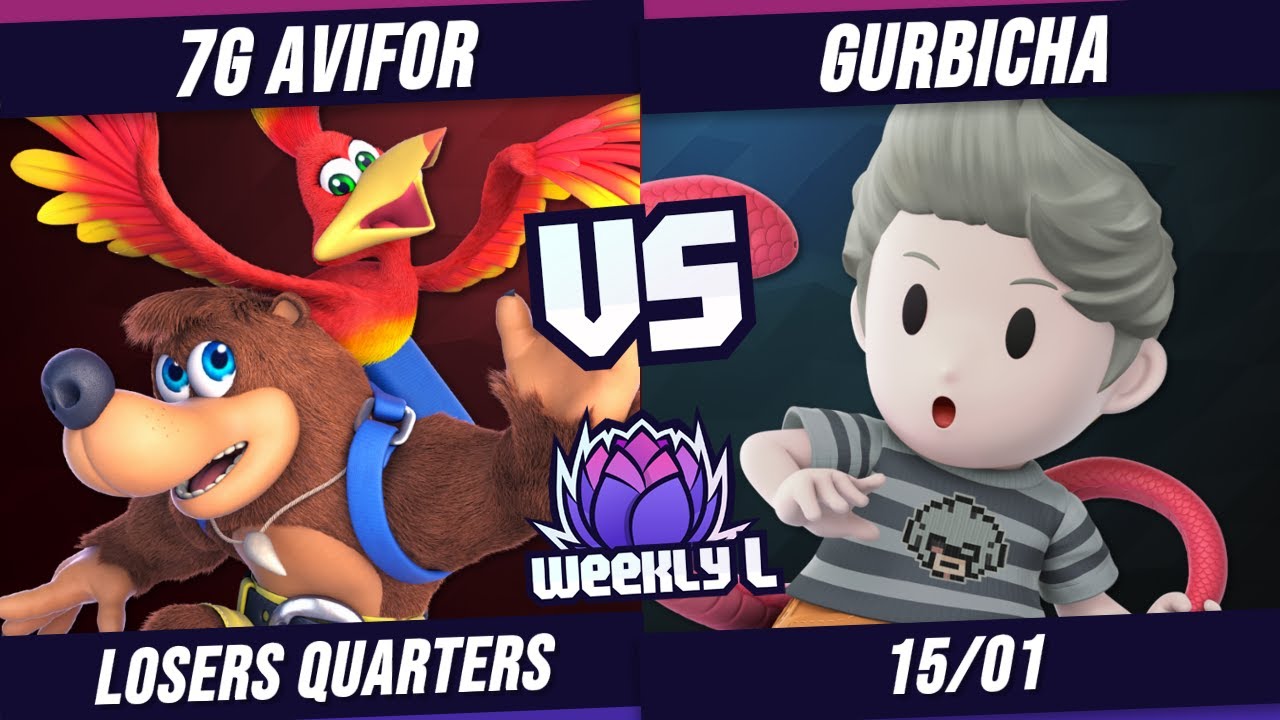 7G Avifor vs Gurbicha Losers Quarter Final Weekly L #193 | Banjo & Kazooie vs Lucas