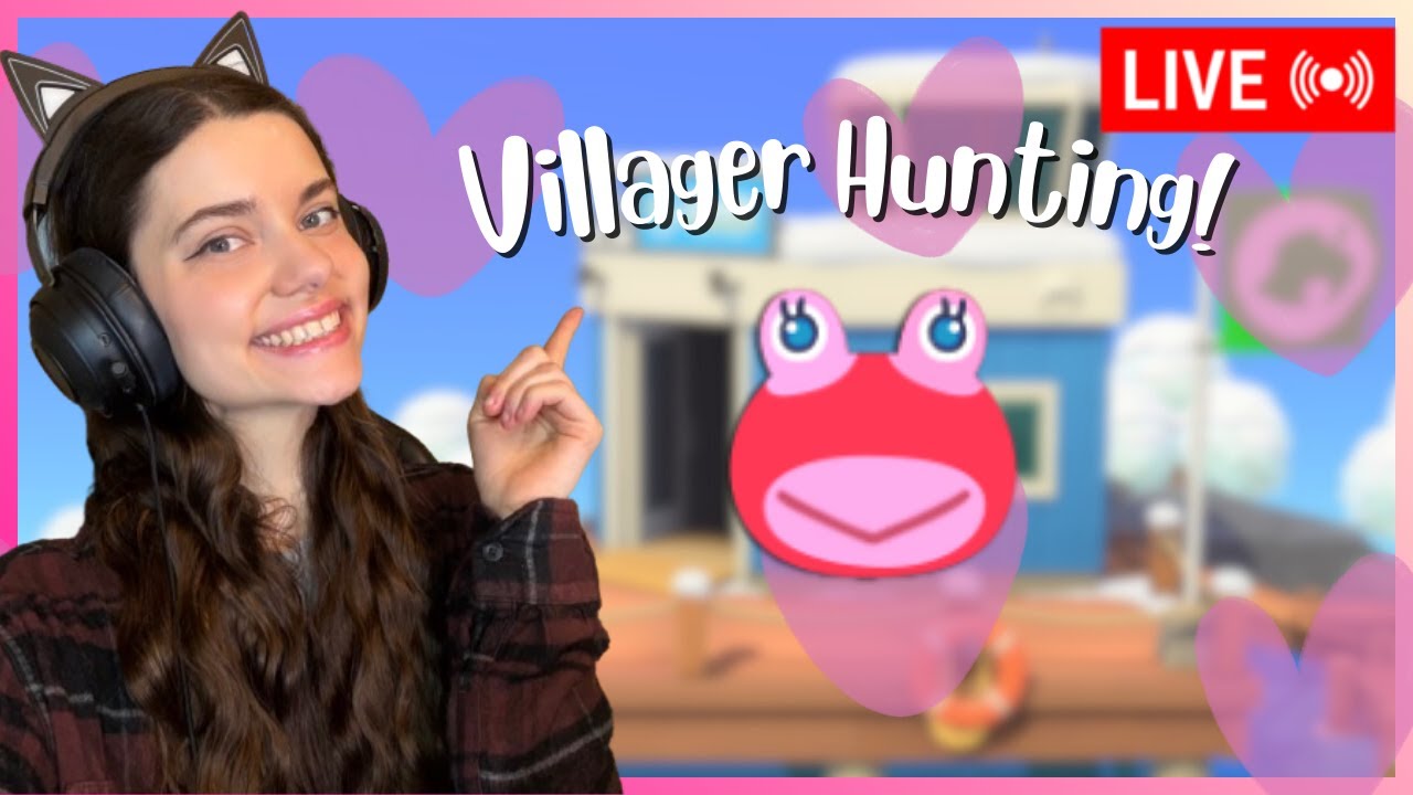 Villager Hunting For Puddles! | Animal Crossing Livestream