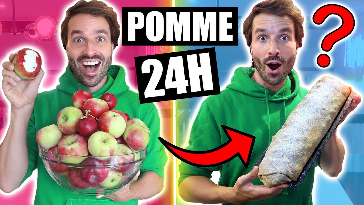 JE MANGE QUE DES RECETTES AUX POMMES PENDANT 24H - CARL IS COOKING