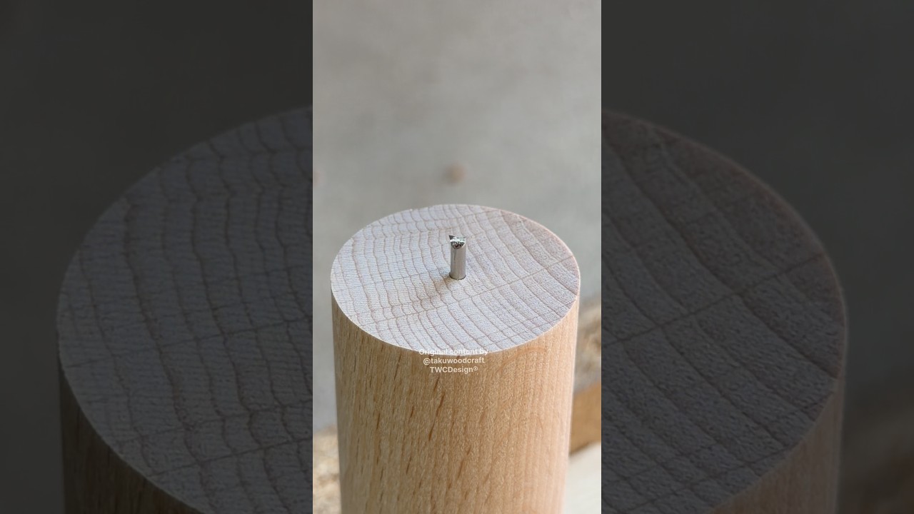 A Clever Trick for Dowel Joints with Nails #shorts #woodworking #diy