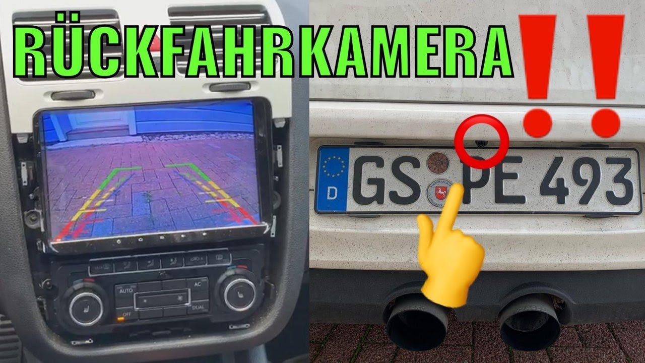 RÜCKFAHRKAMERA - GOLF 5 nachrüsten | Nie wieder PARKREMPLER !!