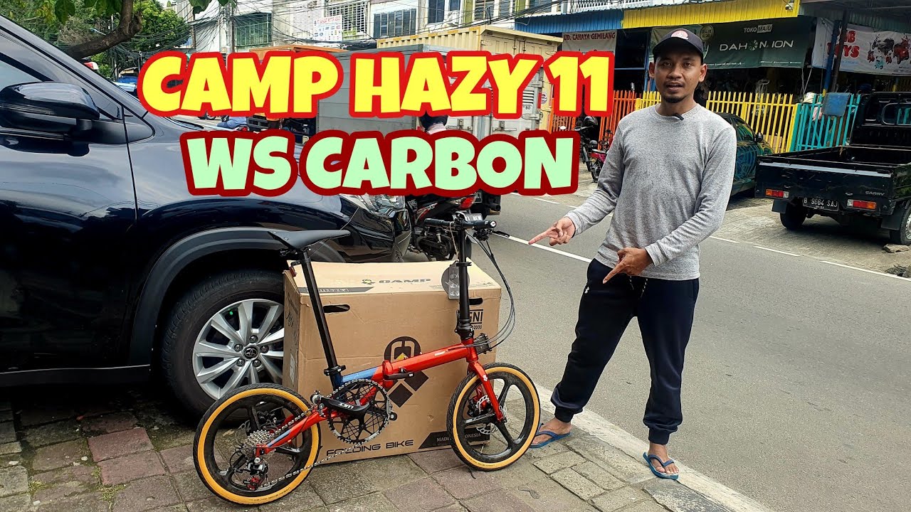 Sepeda Lipat Camp Hazy 11 Rims Carbon