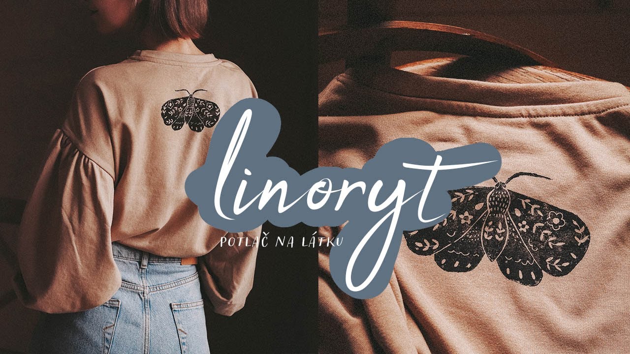Linoryt - potlač na textil (Linocut DIY)