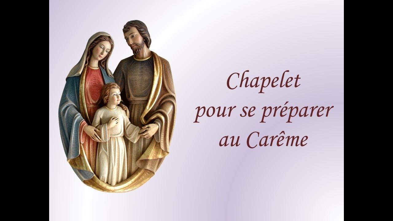 Chapelet pour se préparer au carême