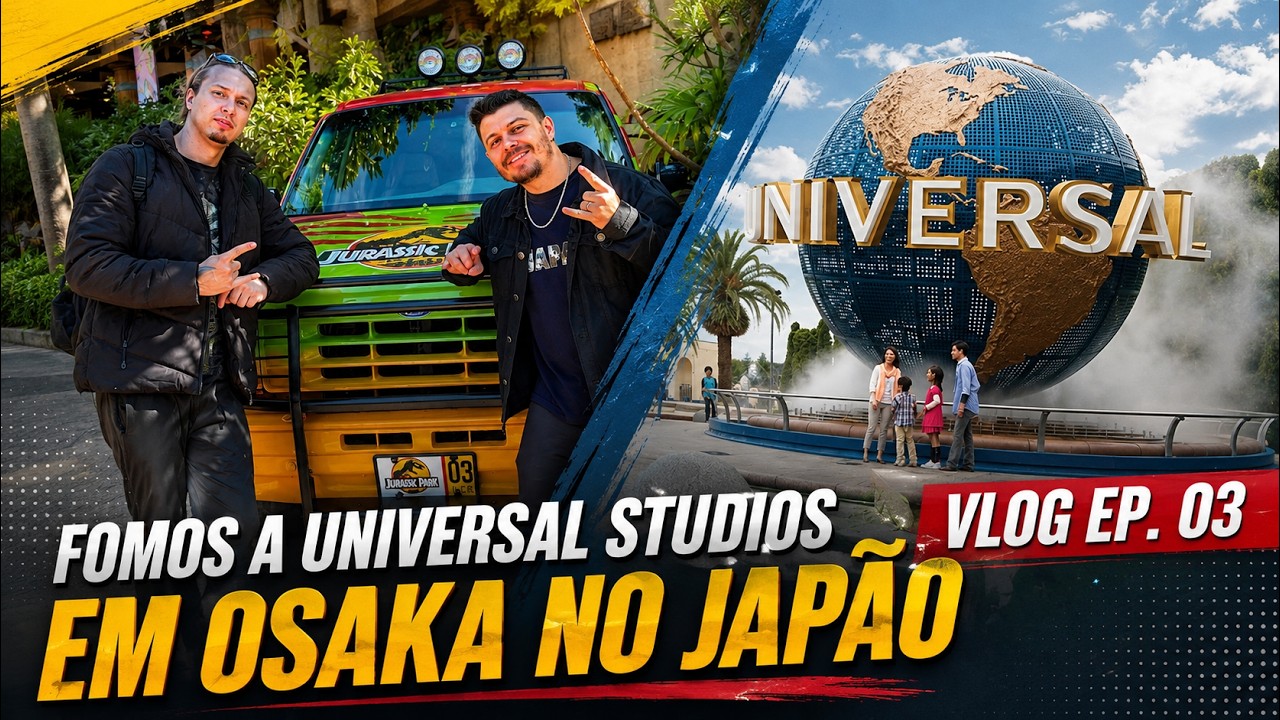 FOMOS A UNIVERSAL STUDIOS EM OSAKA NO JAPÃO | VLOG TURISTANDO COM JEAN GARDINALLI