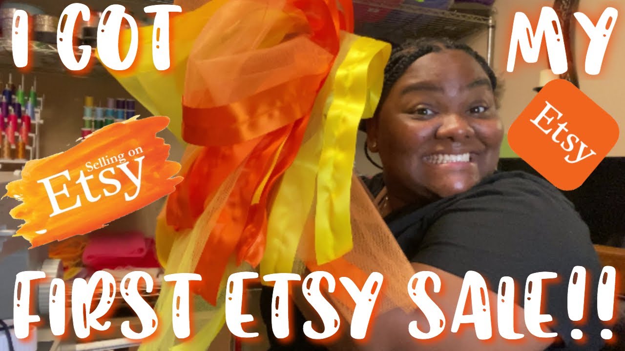 I GOT MY FIRST ETSY SELL!! || FIRST ETSY ORDER || FULFILL THIS ORDER WITH ME!!
