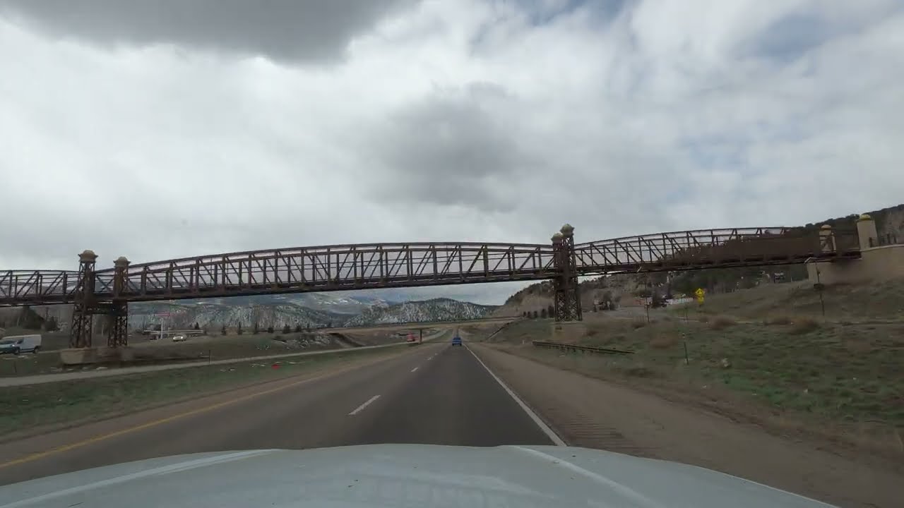 Driving from Eagle, Colorado to the Glenwood Canyon Recreation Area  /  Spring 2022 Western USA Trip
