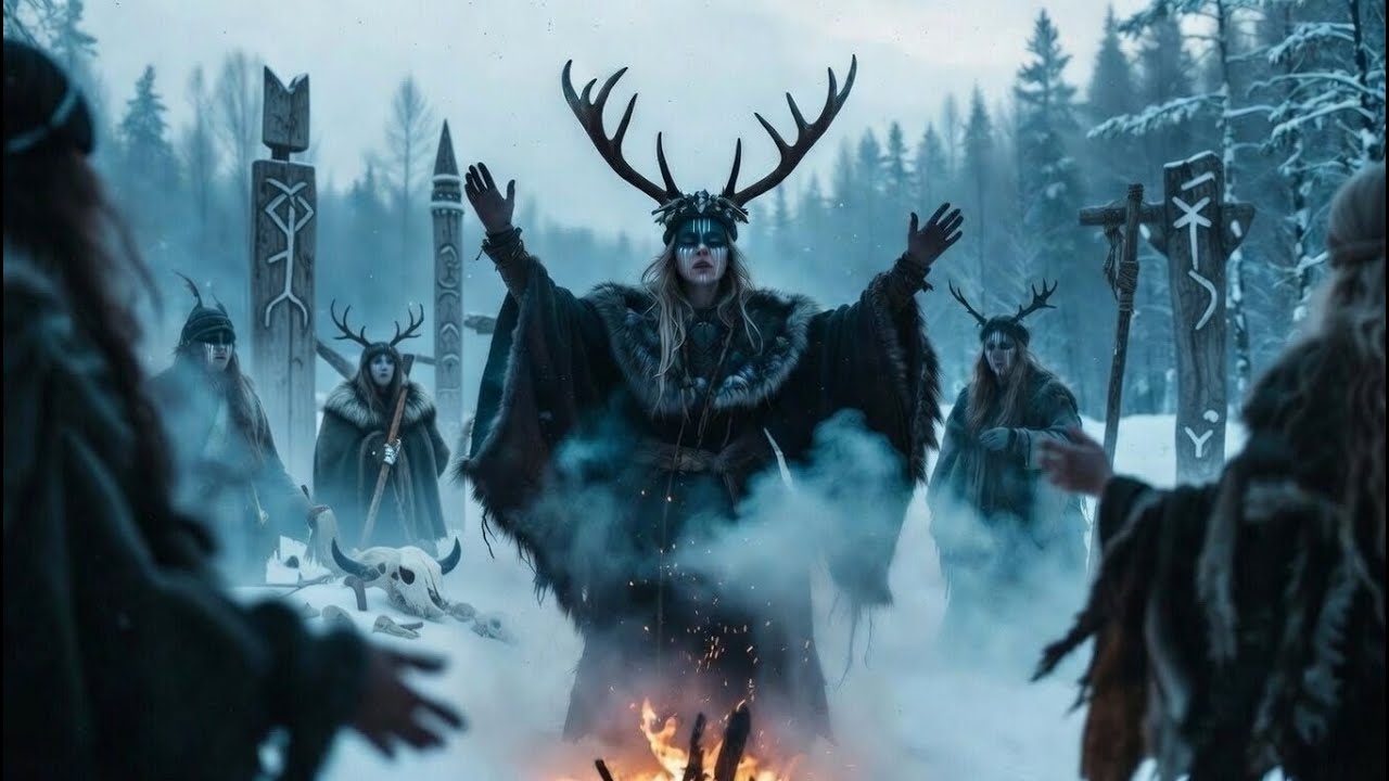 Deep Norse Shaman Ritual ❄️ Viking Pagan Ambient | Healing Chants & Winter Soundscape