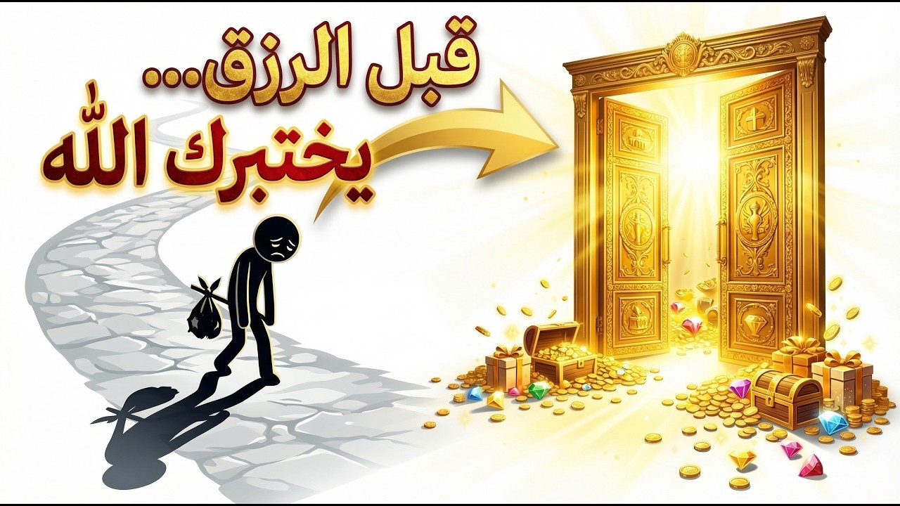 لماذا يختبرك الله بـ 3 ابتلاءات قبل أن يغرقك بالرزق والمال؟