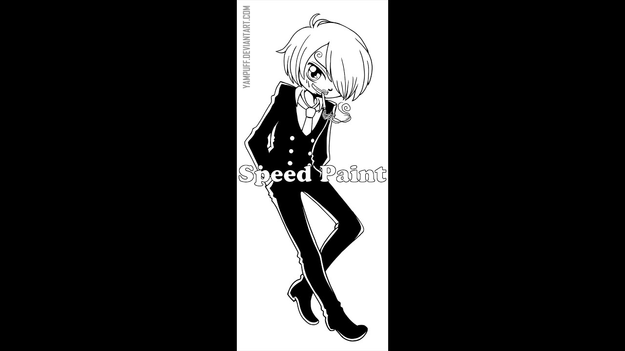 Sanji from One Piece Speed Paint