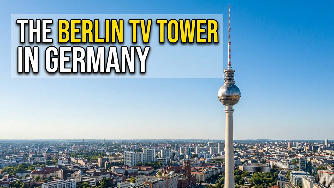 Berliner Fernsehturm the Berlin TV Tower in Germany