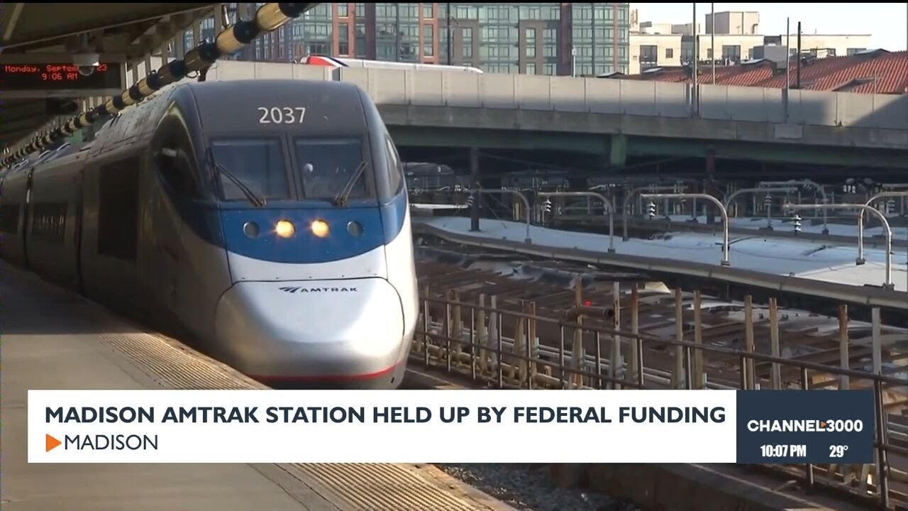 Madison Amtrak station held up by federal funding