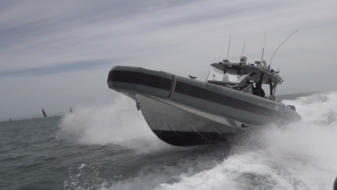 B-Roll: Air and Marine Operations Coastal Interceptor Vessel