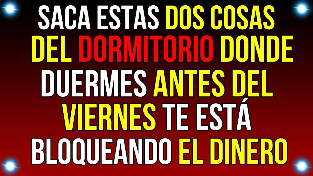 Quita ESTAS 2 cosas de tu DORMITORIO en la que DUERMES...| Mensaje de Dios de hoy | #god #godmessage