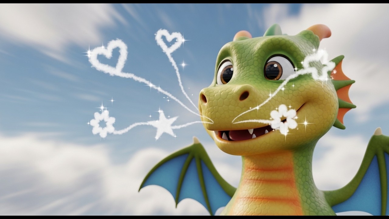 Little Dragon Cloud Roll | Magical Adventure Kids Song | Preschool Sing Along