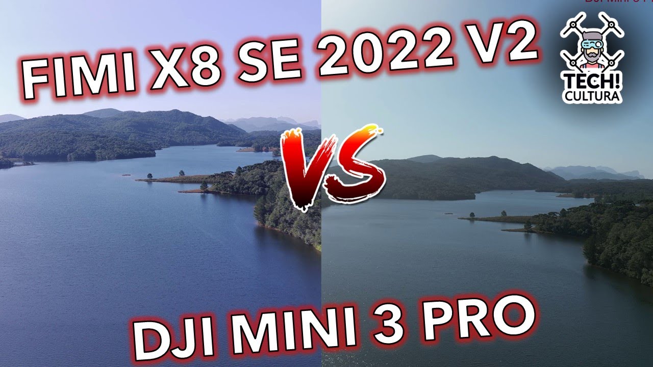 Fimi X8 SE 2022 vs DJI Mini 3 Pro - Comparativo  de Imagens - Qual drone melhor custo beneficio?