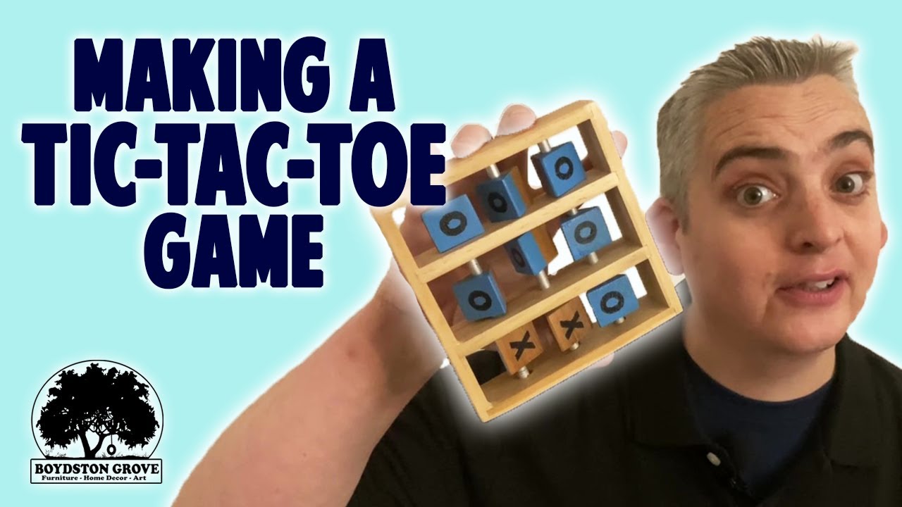 Making A Tic Tac Toe Game / DIY Travel Size Games