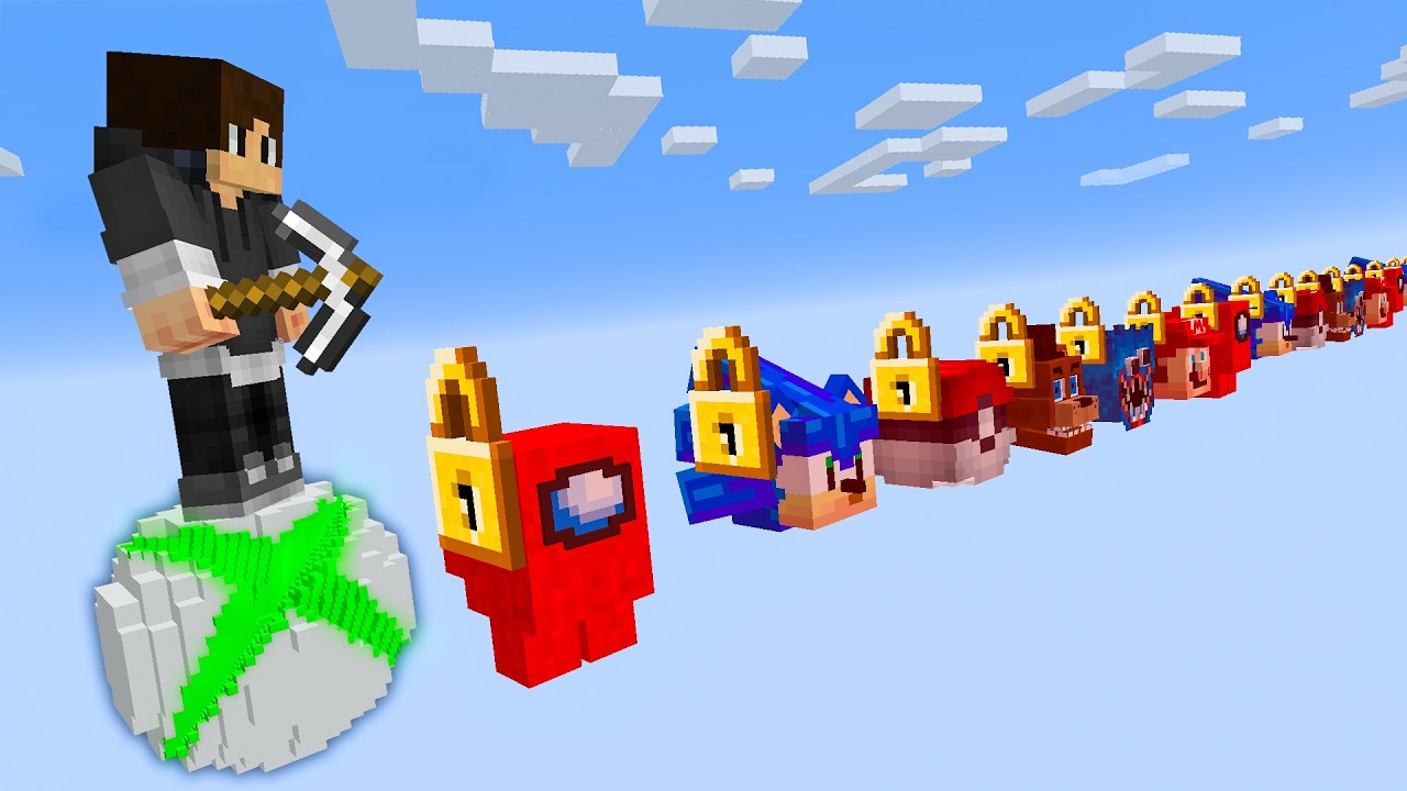 Minecraft, но есть только 1 блок ВИДЕОИГРЫ