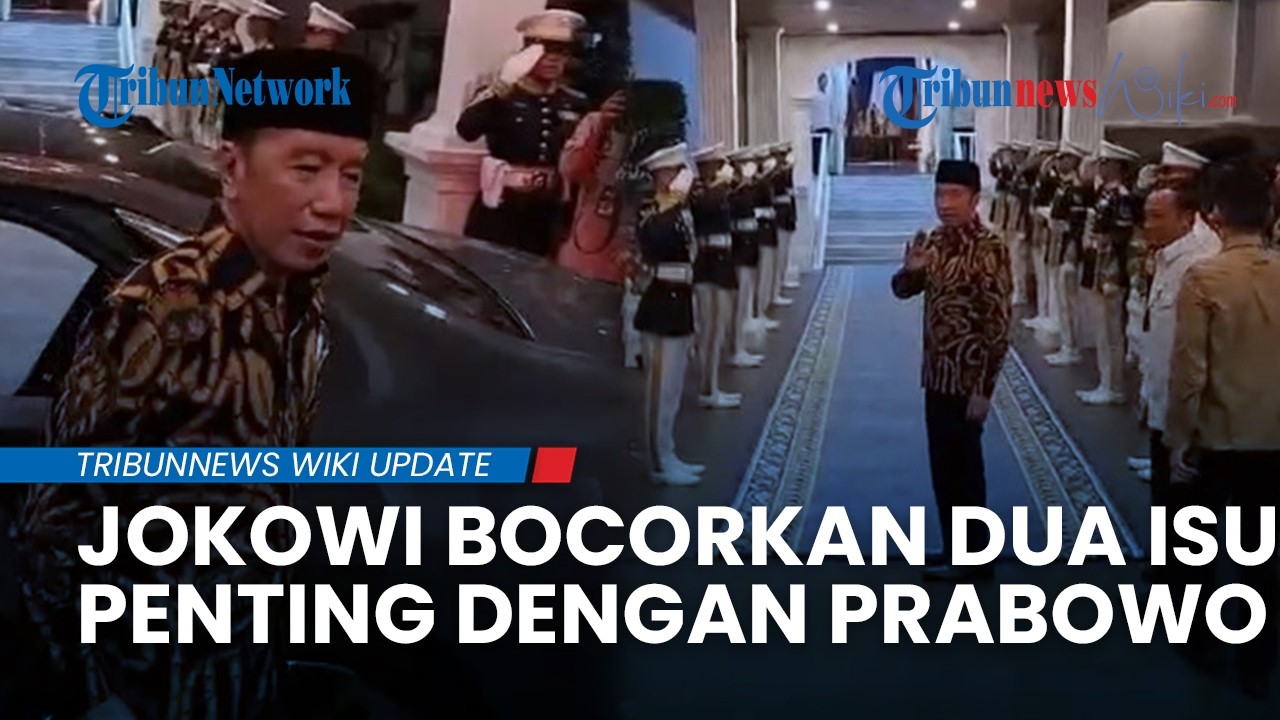Jokowi Buka-bukaan soal Pertemuan dengan Prabowo di Istana Merdeka, Bahas Dua Isu Penting