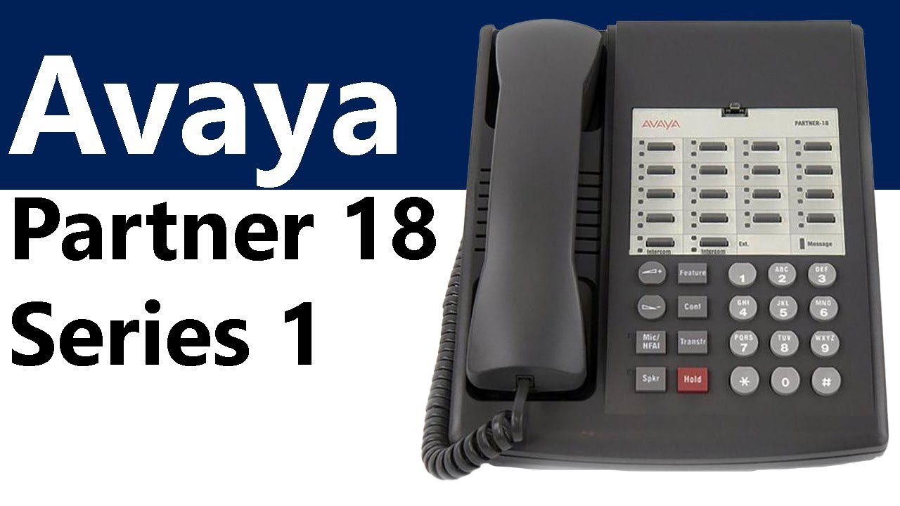 Avaya Partner 18 Series 1 Digital Phone - Product Overview