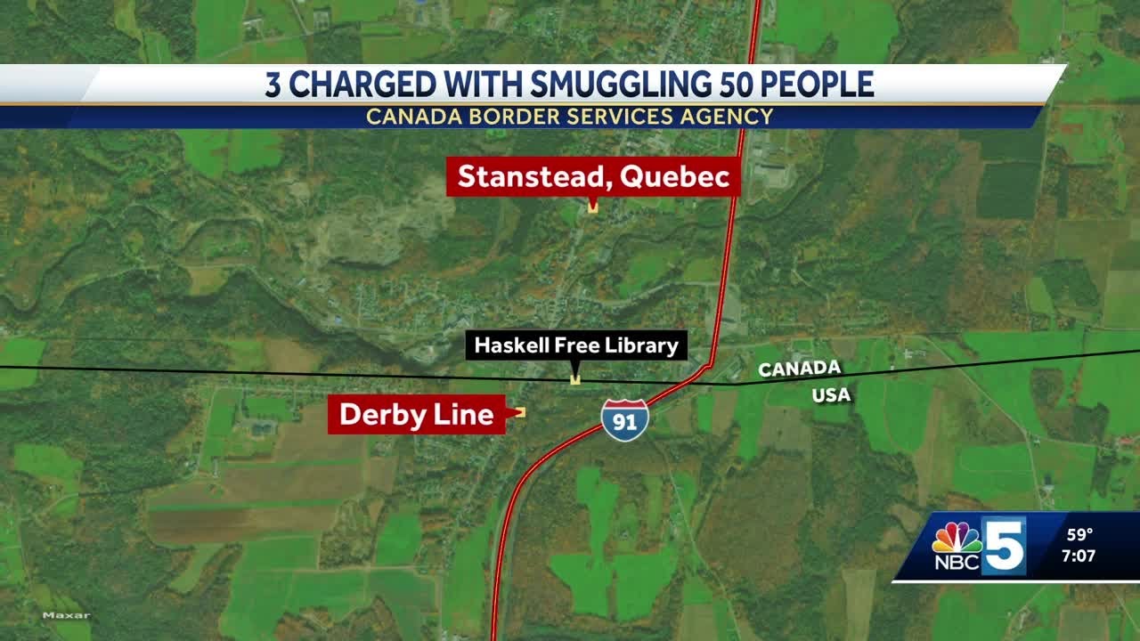Dozens apprehended near Quebec-Derby Line border
