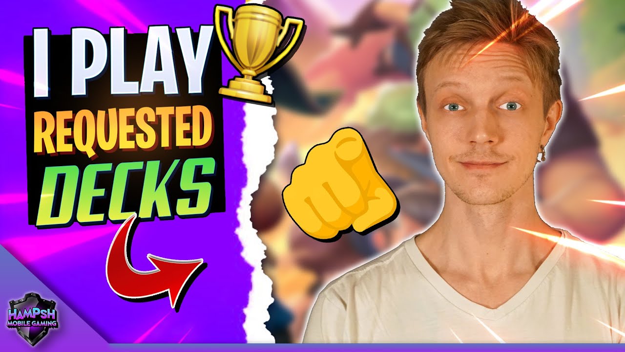 I PLAY YOUR REQUESTED DECKS in Clash Royale LIVE! 🎯