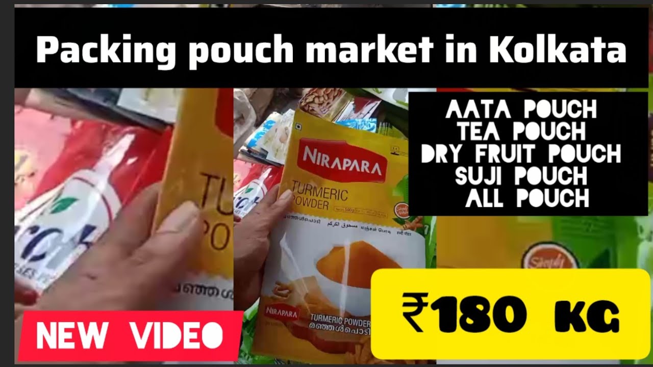 Pouch packet wholesale market in Kolkata, Kolkata pouch market