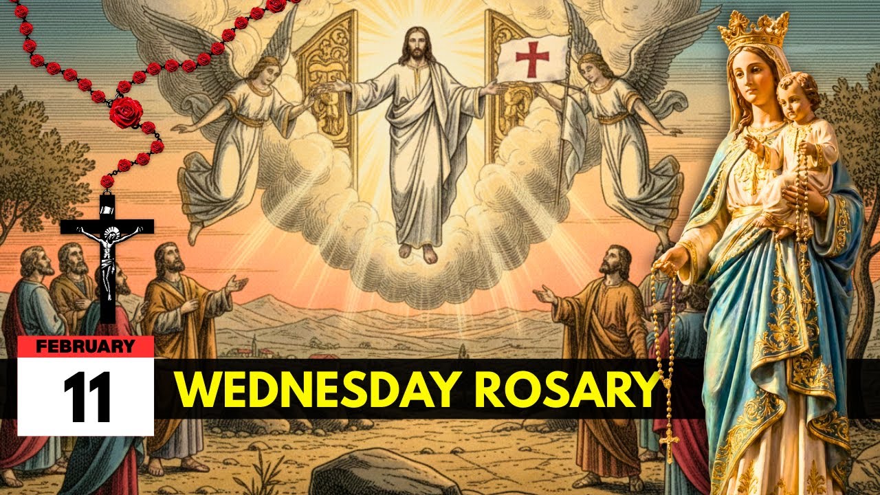 Pray The Holy Rosary Glorious Mysteries February 11, 2026 - Easter Hope And Eternal Glory Await You
