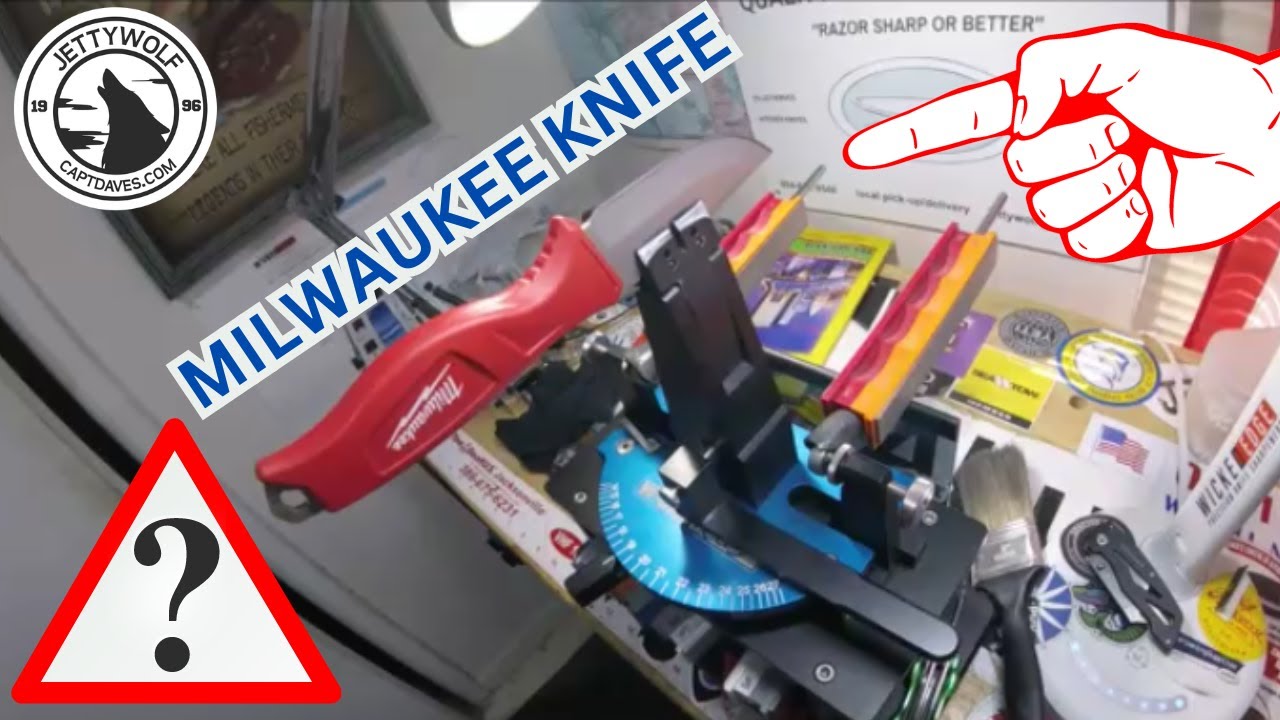MILWAUKEE Tradesman Fixed Blade SHARPENING