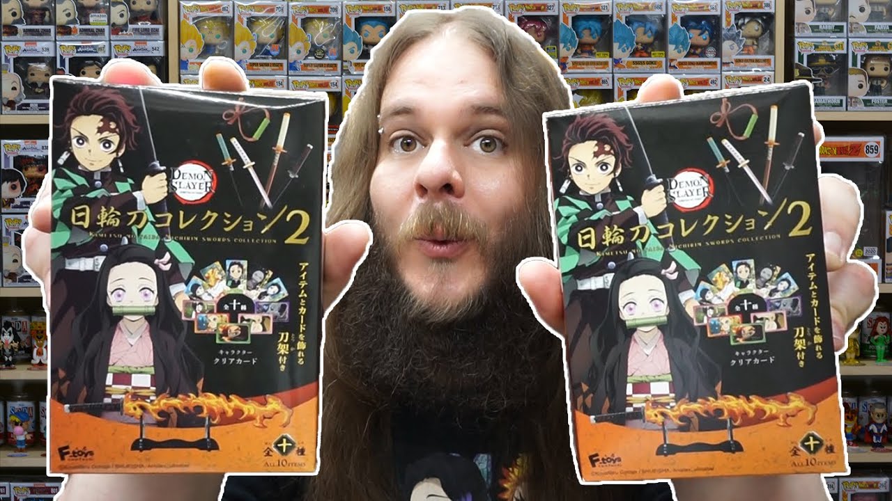Opening Demon Slayer Mystery Mini Swords