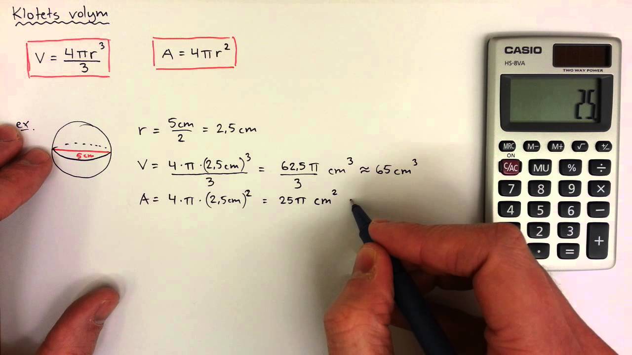 9 - Geometri - Klotets volym