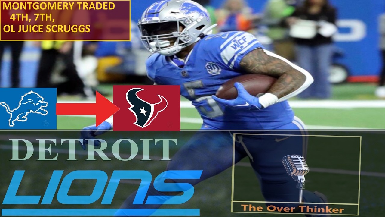 David Montgomery Traded to the Texans!