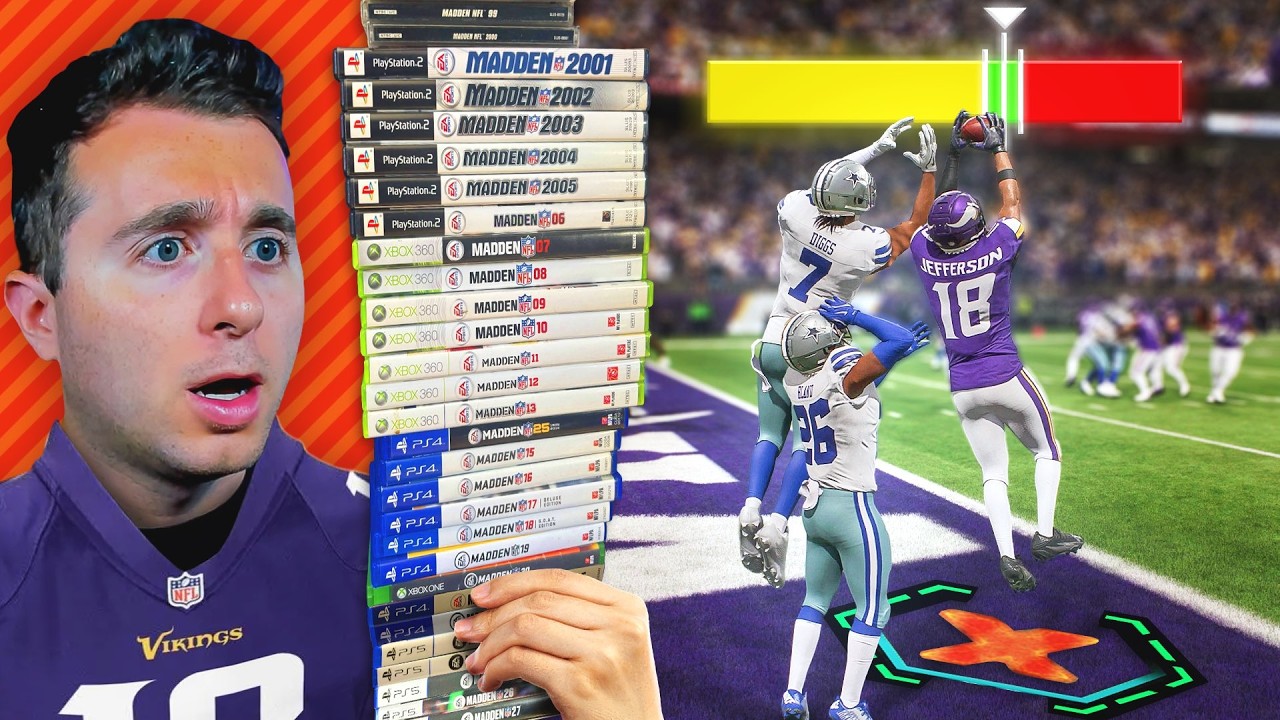 Выполняю НЕВОЗМОЖНЫЙ тачдаун в КАЖДОЙ игре Madden!
