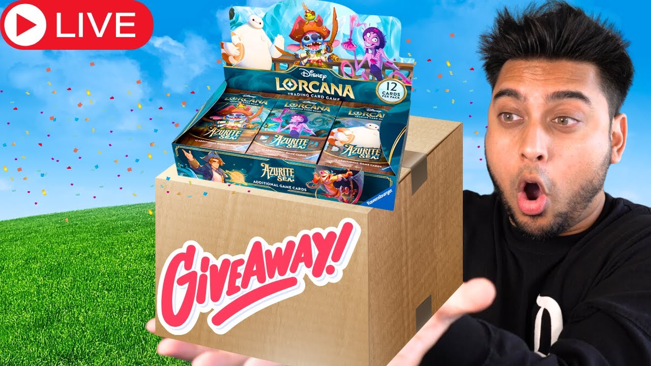 Lorcana HUGE Set 6 Azurite Sea Member Giveaway and Set 3 Into the Inklands Public Giveaway!