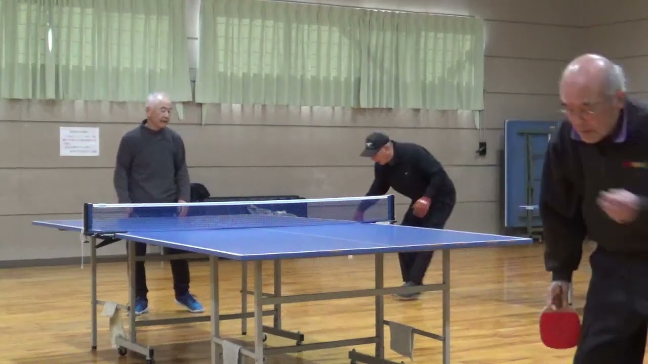 20260122  1130　  山梨県南アルプス市　若草卓球練習場体育館　硬式ボール卓球