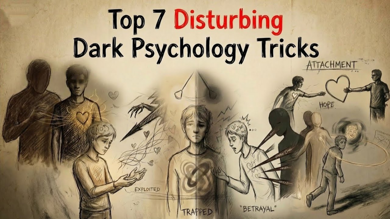 Top 7 Disturbing Dark Psychology Tricks (Explained Simply)